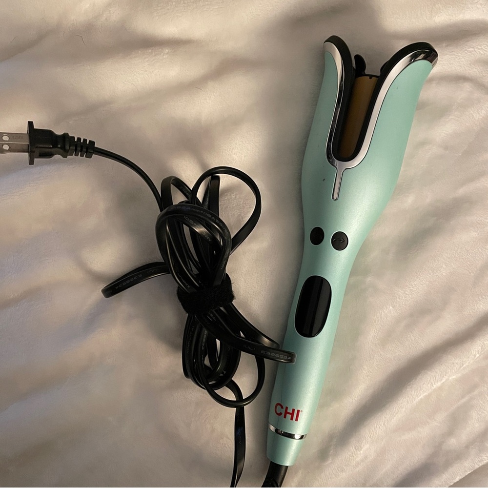 CHI Spin N Curl, Curling Iron mint green
